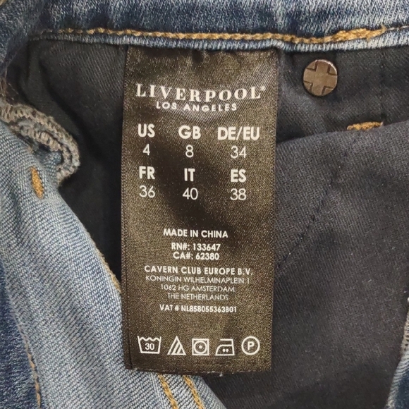 LIVERPOOL LOS ANGELES Women's Blue Jeans - Picture 8 of 17